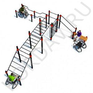 Воркаут Комплекс для инвалидов-колясочников СТ 2.24